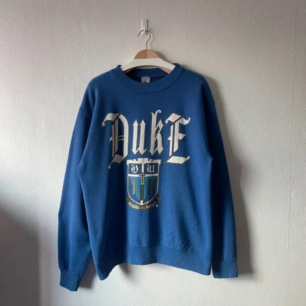 Retro Duke University Duke Basketballs Duke Blue Devil Duke University Sweatshir